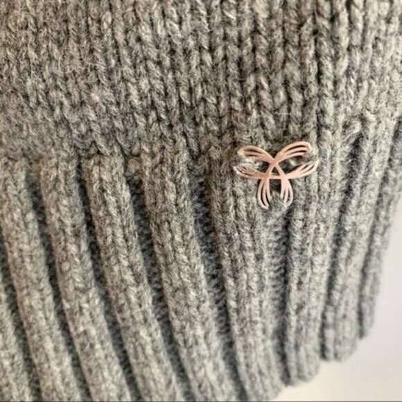 Aritzia TNA Sea To Sky Cardigan Sweater wool zip up Cowichan knit Fair isle S - Picture 8 of 16